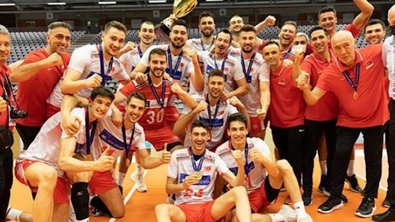 A Milli Erkek Voleybol Takımı ikinci kez Avrupa Altın Ligi şampiyonu oldu