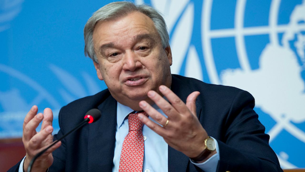 BM Genel Sekreteri Guterres: Milyonlarca kişinin ölümünü engellemek için Taliban'la diyalog kurmalıyız