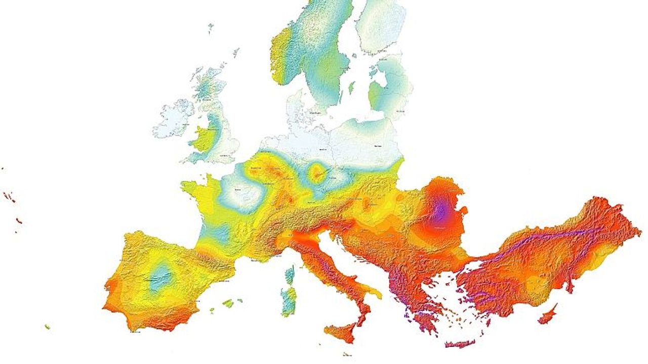 Avrupa deprem haritası: En riskli yerler nereler?