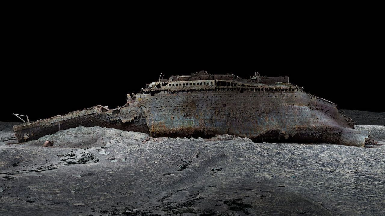 111 yıl önce batan Titanik'in enkazı ilk kez görüntülendi