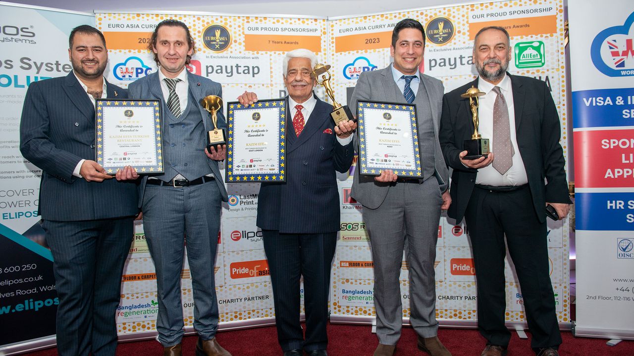 Kazım Akkuş yönetimindeki 3 restoran, “Yılın En İyi Türk Restorantı” seçildi