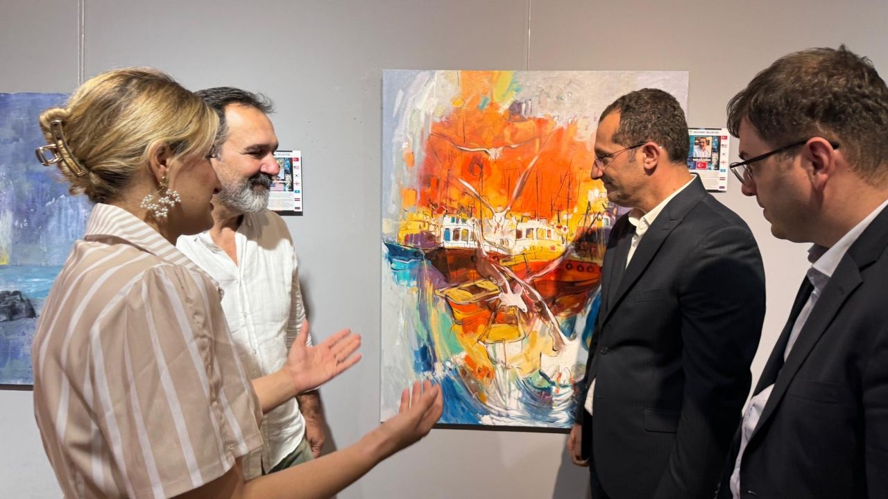 Trabzon'da "11. Uluslararası Akçaabat Resim Çalıştayı" sona erdi