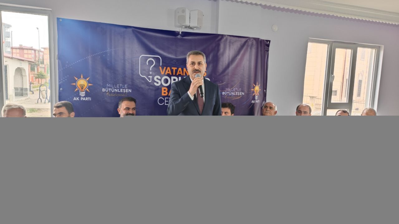 AK Partili Eroğlu, Bitlis'te vatandaşlarla buluştu