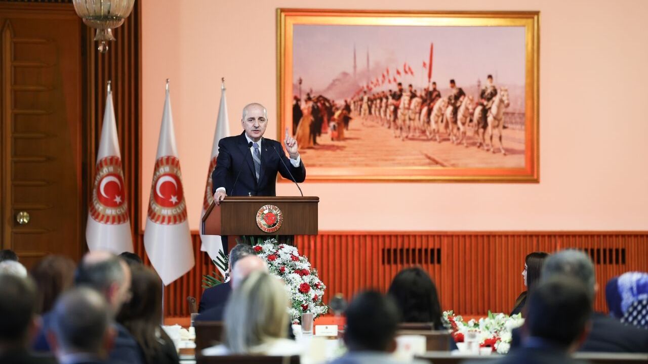 TBMM Başkanı Kurtulmuş, Meclis'teki "Emekçilerle Buluşma" programında konuştu: