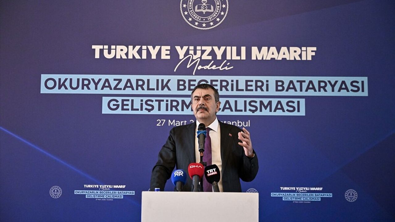 Bakan Tekin, Türkiye Yüzyılı Maarif Modeli Okuryazarlık Becerileri Bataryası Geliştirme Çalıştayı'nda konuştu: