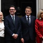 Burnham ve Macron 10 Numara’da buluştu