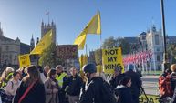 İngiltere'de monarşi karşıtları, İngiliz Milletler Topluluğu Günü'nde protesto düzenledi