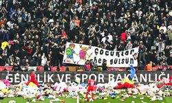 Sahaya binlerce oyuncak atıldı