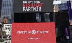 Times Meydanı'ndaki dijital ekranlardan Türkiye'ye yatırım daveti