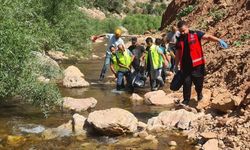 Siirt'te dere yatağına devrilen otomobilin sürücüsü öldü