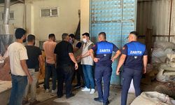 Gaziantep'te küflenmiş 1350 kilogram pul biber imha edildi