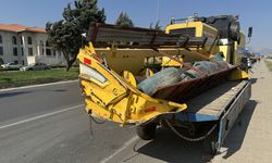 Kahramanmaraş'ta otomobille biçerdöverin çarpıştığı kazada 2 kişi yaralandı