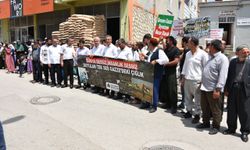 Şırnak'ta İsrail'in Gazze'ye saldırıları protesto edildi