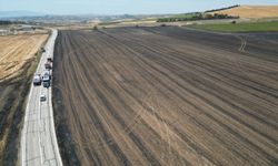 Tekirdağ'da çıkan anız yangını söndürüldü