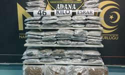 Adana'da durdurulan tırda 46 kilogram esrar ele geçirildi