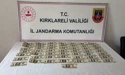 Kırklareli'nde sahte 5 bin dolar ele geçirildi