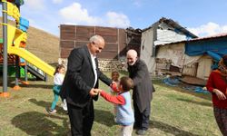 Erzurum'da otizmli çocuğun park hayali gerçeğe dönüştürüldü