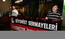 İsrail'in saldırılarına karşı Starbucks önündeki protestolar sürüyor