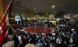 İstanbul'da İsrail'in Gazze'ye saldırıları protesto edildi