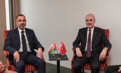 TBMM Başkanı Kurtulmuş, Umman Şura Meclisi Başkanı Al Maawali ile görüştü