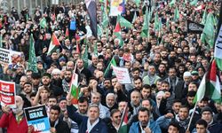 ABD'nin İstanbul Başkonsolosluğu önünde Gazze protestosu