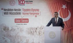 Bakan Tekin "Nesilden Nesile Milli Mücadele Tiyatro Oyunu Yazma Yarışması Ödül Töreni"nde konuştu: