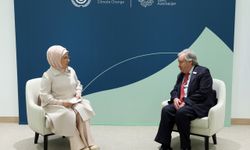 Emine Erdoğan, COP29'da BM Genel Sekreteri Guterres ile görüştü