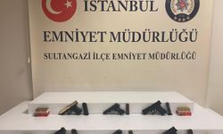 İstanbul'da evde ele geçirilen 6 ruhsatsız tabancaya ilişkin bir şüpheli tutuklandı