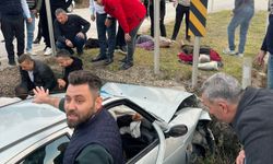 Karabük'te su kanalına düşen otomobilin sürücüsü öldü, 3 kişi yaralandı