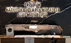 Erzurum'da 7 kilo 600 gram uyuşturucuyla yakalanan İran uyruklu zanlı tutuklandı