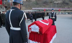 Tokat'ta geçirdiği kalp krizi sonucu vefat eden asker için tören düzenlendi