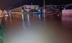 Balıkesir-Çanakkale kara yolu yağış ve yamaçlardan akan su nedeniyle kısmen kapandı