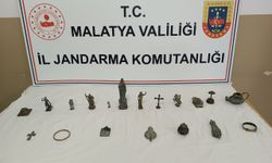 Malatya'da tarihi eser operasyonunda bir şüpheli yakalandı