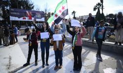 Şam'da terör örgütü PKK/YPG protesto edildi