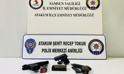 Samsun'da silah kaçakçılığı operasyonunda 2 zanlı yakalandı