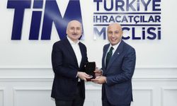 TBMM Bayındırlık Komisyonu Başkanı Karaismailoğlu, TİM Başkanı Gültepe ile görüştü: