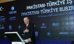 Cumhurbaşkanı Erdoğan, Pakistan-Türkiye İş Forumu'nda konuştu: (1)