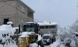 Giresun'da kardan yolu kapanan köyde mahsur kalan hasta ekiplerce kurtarıldı