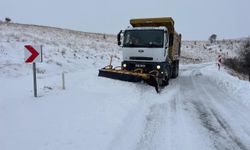 Kayseri'de kar ve tipi nedeniyle 38 mahalle yolu ulaşıma kapandı