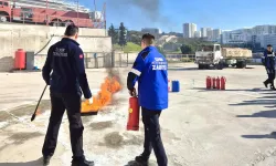 İzmir İtfaiyesi’nden zabıta personeline yangın güvenliği eğitimi