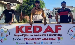 Keşan'da gazi Hasret Dinç’ten federasyon adına duygusal veda