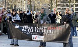 Hollanda'da, İsrail'in Gazze'de ateşkesi bozması protesto edildi
