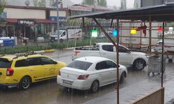 Ardahan'da kar, Erzurum'da sağanak etkili oldu