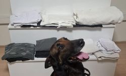 Balıkesir'de kıyafetlere emdirilmiş 6 kilo 887 gram sentetik uyuşturucu ele geçirildi