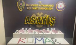Hatay'da kumar oynayan 10 kişiye 92 bin 470 lira ceza