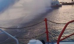 Marmaris'te teknede çıkan yangın KEGM ekiplerince söndürüldü