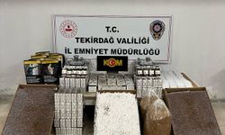 Tekirdağ'da 356 bin 490 makaron ele geçirildi