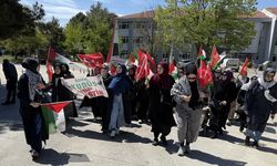 Tekirdağ'da üniversite öğrencileri Filistin'e destek için yürüdü