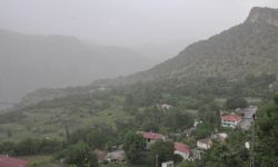 Hakkari'de toz taşınımı ve rüzgar etkili oldu