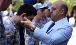 Manisa'da engelli gençler bir günlük askerlik sevinci yaşadı